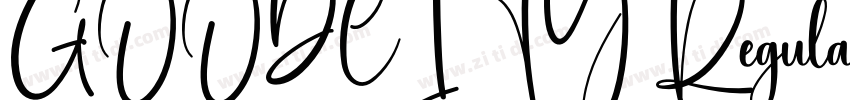 GOODCITY Regular字体转换